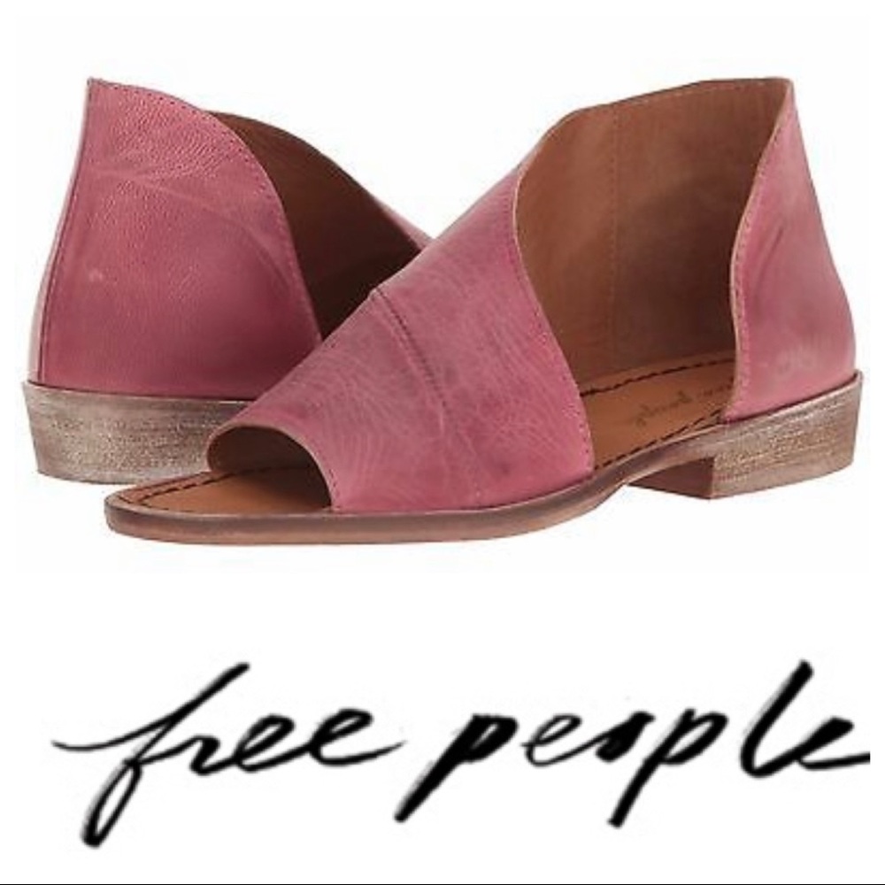 NWOT Free People Asymmetrical Sandal Shoes